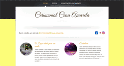 Desktop Screenshot of cerimonialcasaamarela.com